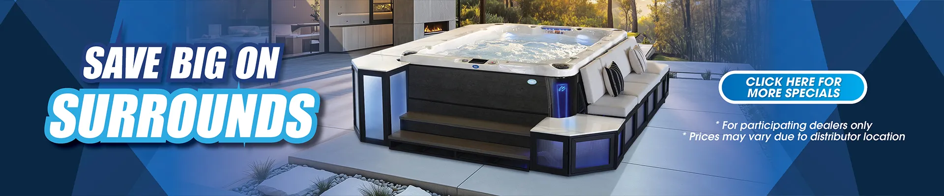 Calspas hot tub being used in a family setting - Glendale