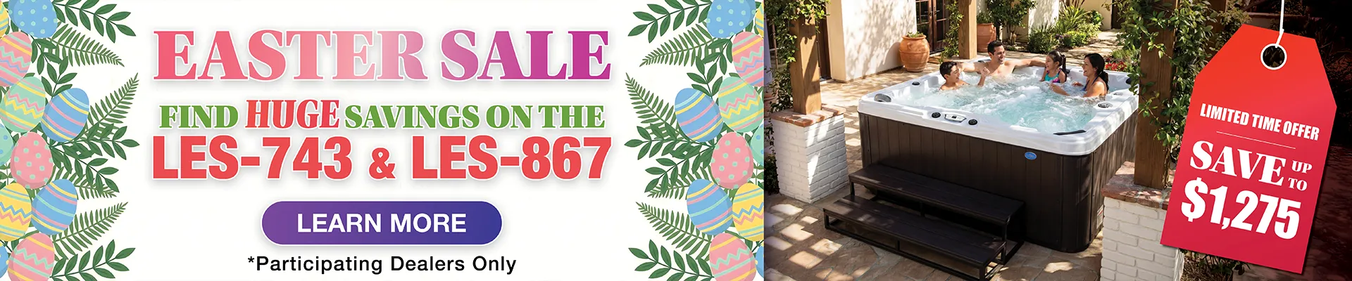 Calspas hot tub being used in a family setting - Glendale