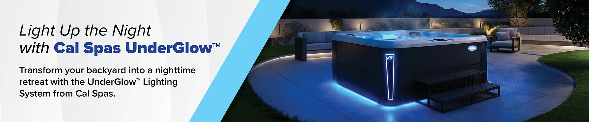 Calspas hot tub being used in a family setting - Glendale